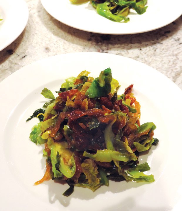 Shaved Brussels Sprouts Salad