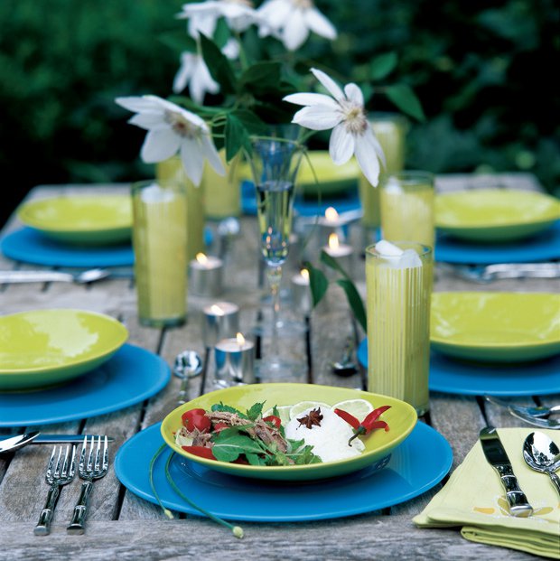 A Late Supper Outdoors