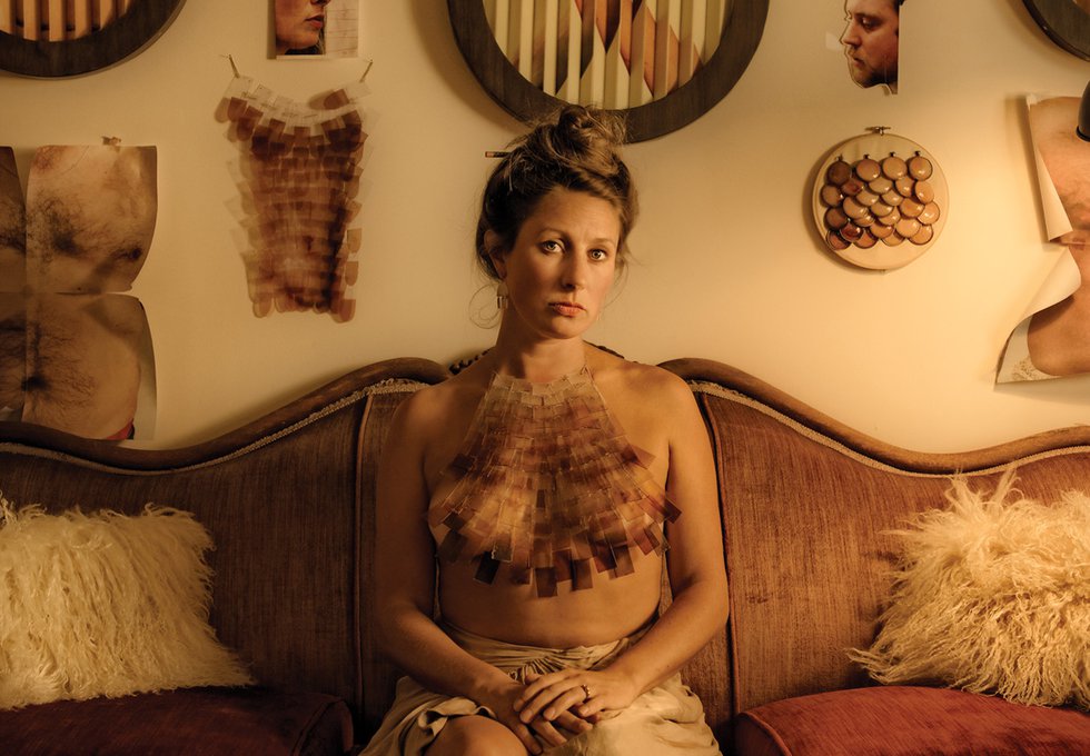 Woman in a Glass Skin