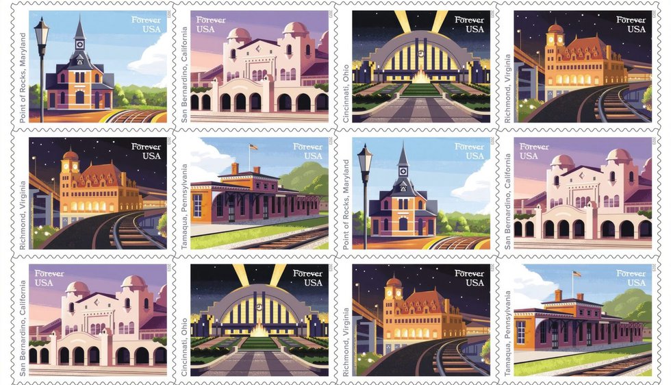 Historic Station Stamps