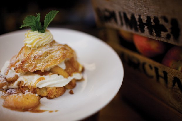 Bourbon and Garden Basil Peach Shortcake