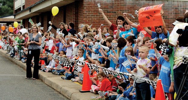 Visit from NASCAR Luminary