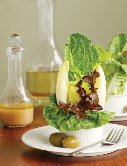 Continental Salad With Sweet Dijon Vinaigrette