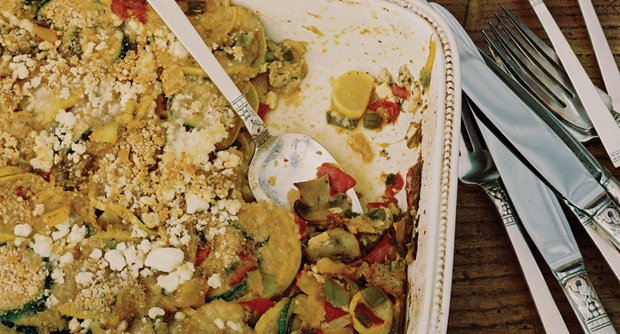Zucchini and Yellow Squash Casserole