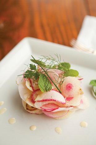 Fall Root Vegetable Salad & Creamy Lemon Vinaigrette