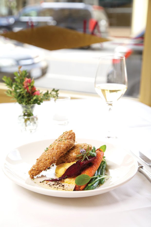 Alexander’s Pecan Crusted Chicken Meunière