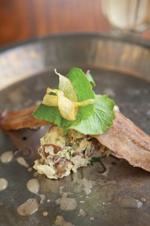 Smoked Trout With Sunchoke Salad