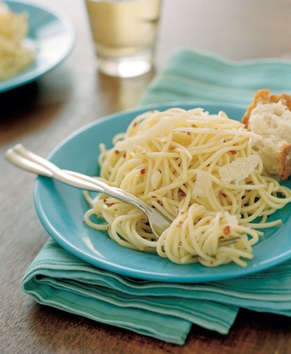 Spaghetti with Chili and Garlic