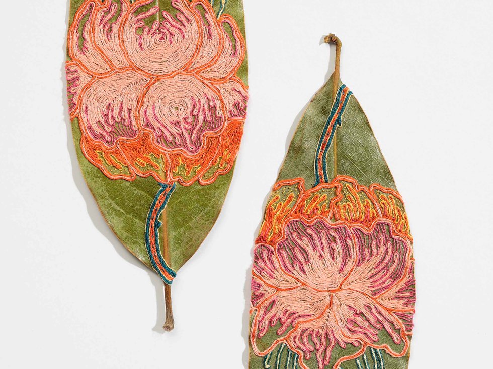 Stitched Magnolias and Hillary Fayle’s inspired artwork