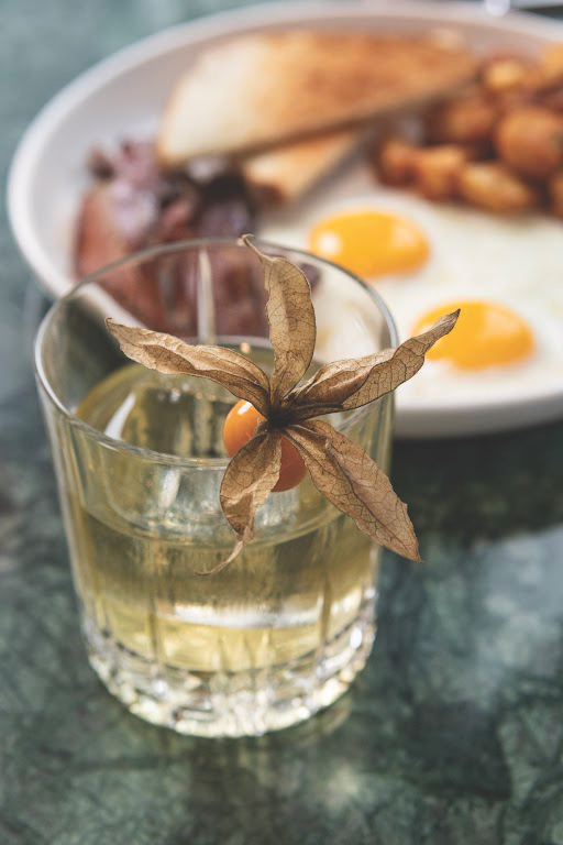 Milk Punch cocktail