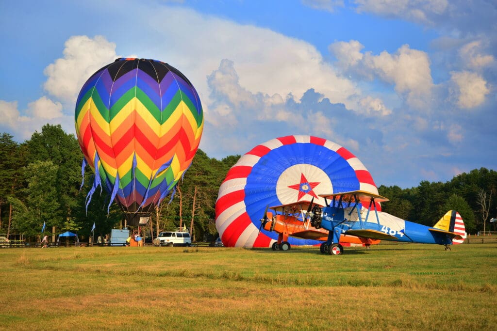 Hot air balloons