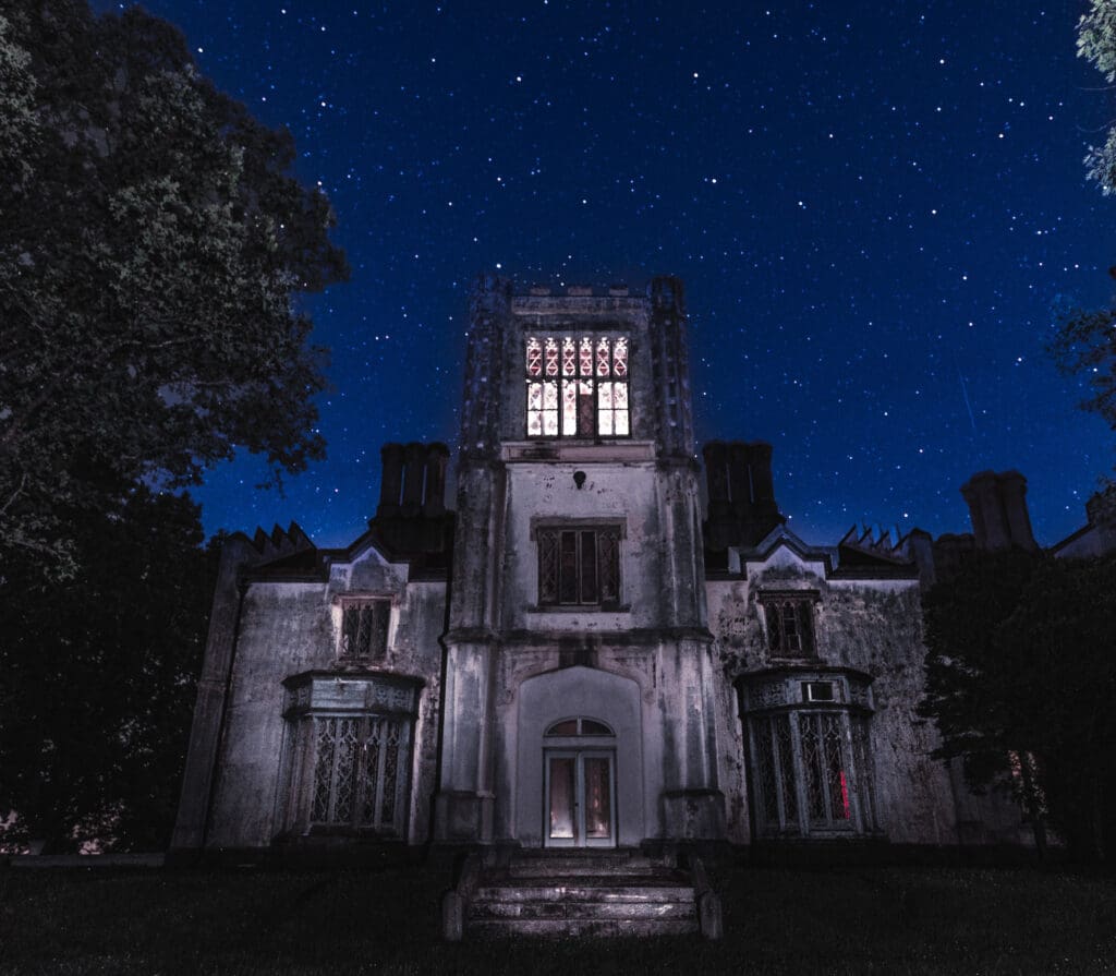 Belmead Gothic Revival plantation on the banks of the James River in Powhatan