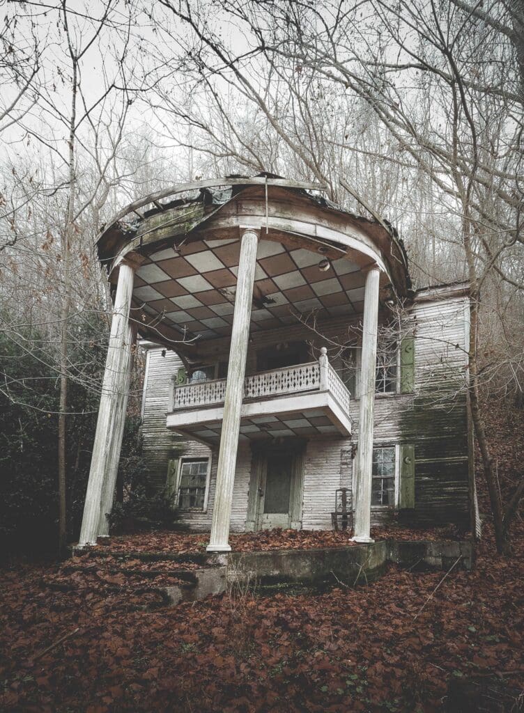 Abandoned home in the woods