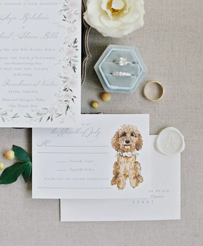 Stylish Ways to Feature Your Pets at Your Wedding