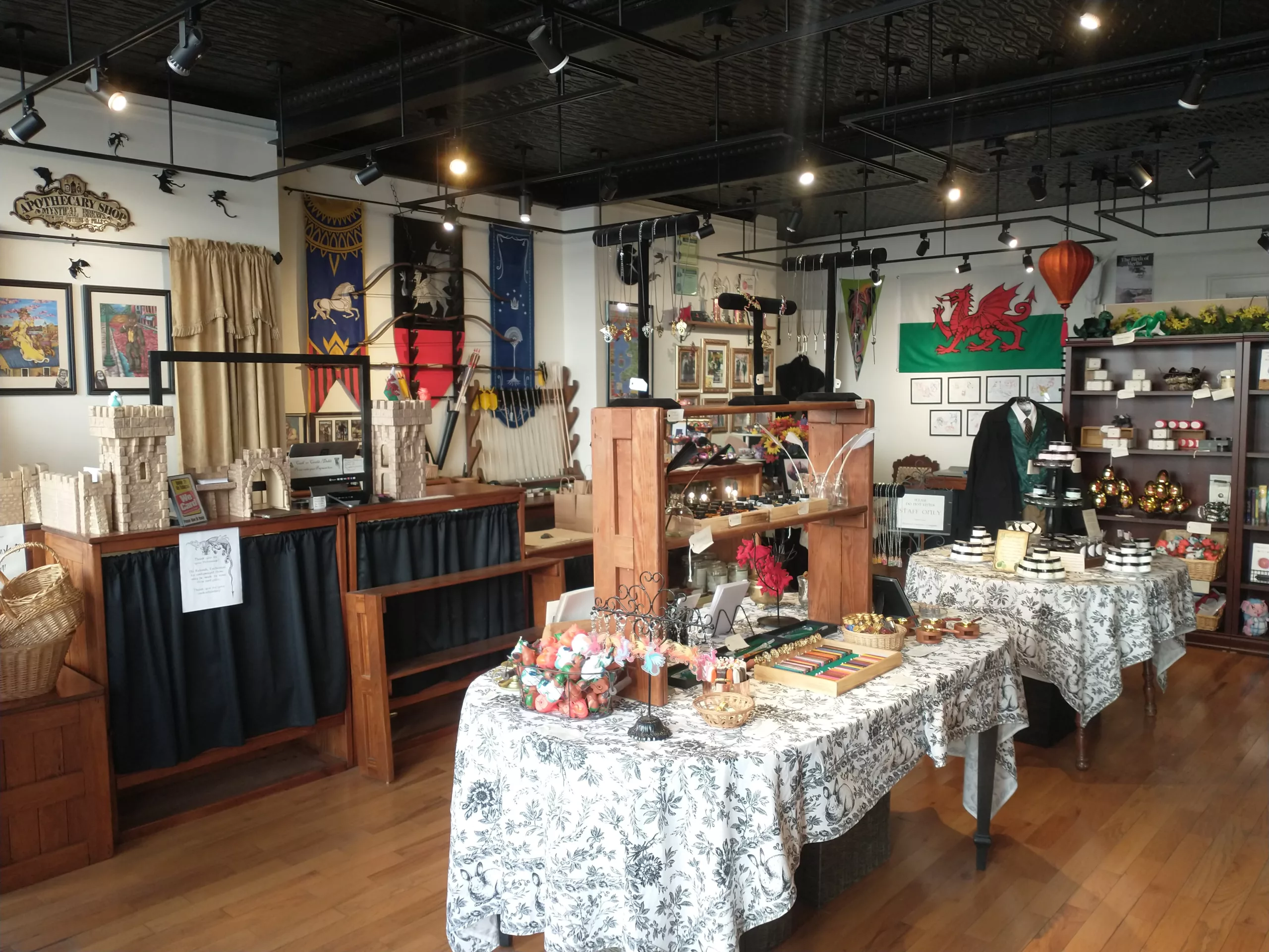 Inside Staunton’s Medieval Gift Shop
